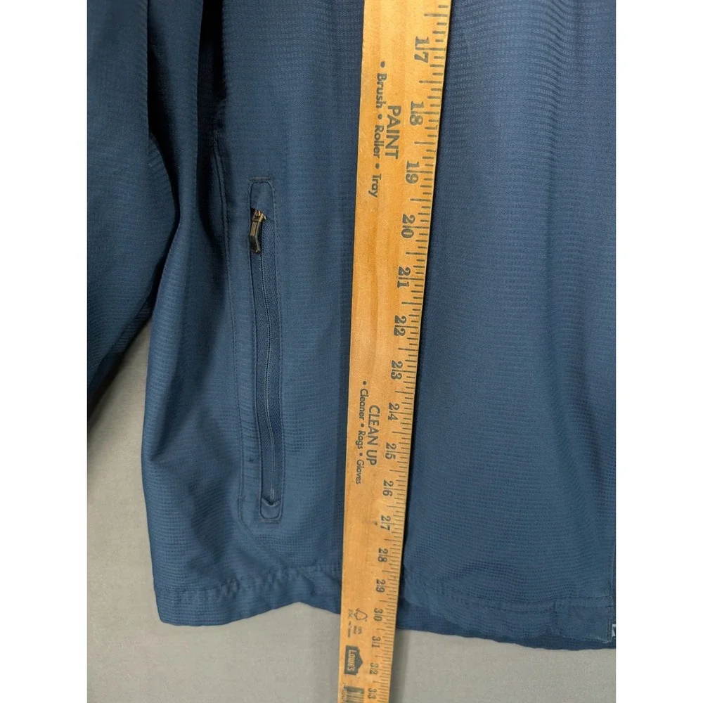 Adidas Patriot Basketball Full Zip Warmup Jacket Mens XL Blue John Schroeder